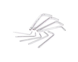 Набор Г-образных ключей TORX с отверстием 9 шт., Т10-Т50, Cr-V INTERTOOL HT-0604-foto5