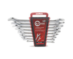 Набор рожковых ключей 8 шт., 6-22 мм Cr.-V. INTERTOOL HT-1002-foto4