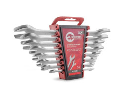 Набор рожковых ключей 8 шт., 6-22 мм Cr.-V. INTERTOOL HT-1002-foto5