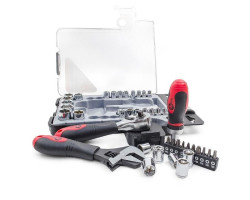 Набор инструмента 43 ед., 3/8" & 1/4", Cr-V INTERTOOL ET-6003-foto2