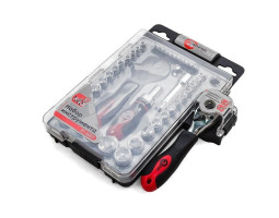 Набор инструмента 43 ед., 3/8" & 1/4", Cr-V INTERTOOL ET-6003-foto5