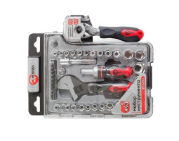 Набор инструмента 43 ед., 3/8" & 1/4", Cr-V INTERTOOL ET-6003-foto6