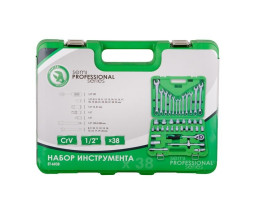 Набор инструментов 38ед. 1/2" INTERTOOL ET-6038SP-foto3