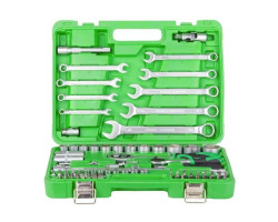 Набор инструментов 1/2" и 1/4", 82 ед, INTERTOOL ET-6082SP
