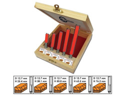 Набор фрез пазовых прямых, 5 шт. INTERTOOL HT-0075-foto9