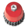 Щетка чашечная 85 мм, для УШМ, М14 (пучки витой проволоки) INTERTOOL BT-2085