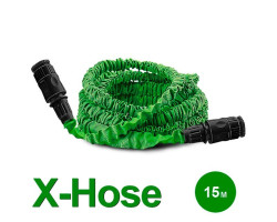 Шланг поливочный X-Hose 15 м INTERTOOL GE-4006-foto2