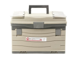 Многофункциональный органайзер пластиковый для метизов, 17", 435x235x300 мм INTERTOOL BX-4017-foto2