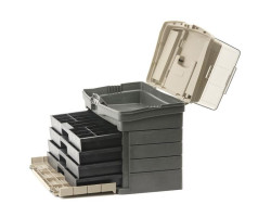 Многофункциональный органайзер пластиковый для метизов, 17", 435x235x300 мм INTERTOOL BX-4017-foto11