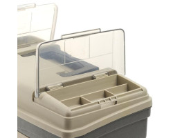 Многофункциональный органайзер пластиковый для метизов, 17", 435x235x300 мм INTERTOOL BX-4017-foto6