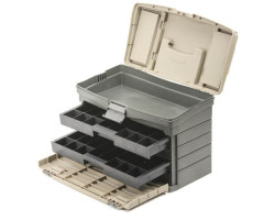 Многофункциональный органайзер пластиковый для метизов, 17", 435x235x300 мм INTERTOOL BX-4017-foto10