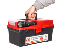 Ящик для инструмента c фонарем 16" 395*220*200 мм INTERTOOL BX-0017-foto13
