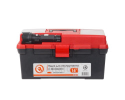 Ящик для инструмента c фонарем 16" 395*220*200 мм INTERTOOL BX-0017-foto5