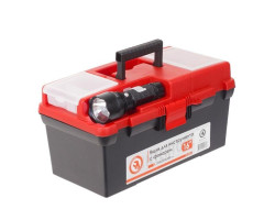 Ящик для инструмента c фонарем 16" 395*220*200 мм INTERTOOL BX-0017-foto6