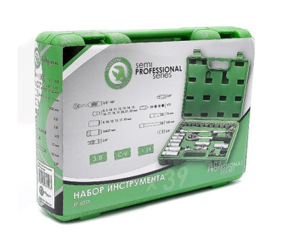 Набор инструмента 39ед 3/8" INTERTOOL ET-6039SP