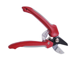 Секатор садовый c наковаленкой, ручка комбинированная пластик/термопластичная резина, лезвие сталь SK5, макс. рез. 12 мм INTERTOOL FT-1009-foto4