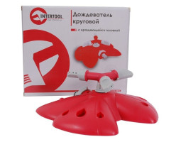 Дождеватель круговой с вращающейся головкой на базе, PP, ABS INTERTOOL GE-0070-foto2