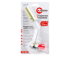 Горелка газовая, регулятор, сопло D=23мм INTERTOOL GB-0026-foto8