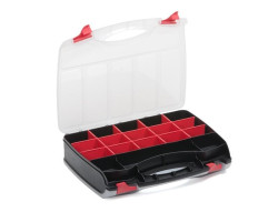 Органайзер пластиковый, 15", 2 в 1, 380x290x80 мм INTERTOOL BX-4005-foto6