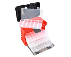 Органайзер для метизов с выдвижными секциями 11", 279*184*260 мм INTERTOOL BX-4020-foto4