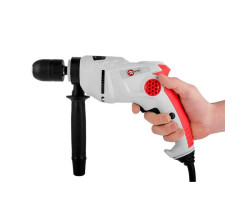 Дрель ударная, 650Вт, 0-3000об/мин, 1.5-13мм, реверсионная, самозажимной патрон INTERTOOL DT-0116-foto5