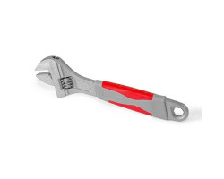 Ключ разводной 200 мм, изолированная рукоятка, никелевое покрытие INTERTOOL XT-0020-foto4