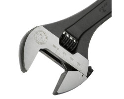 Ключ разводной 300мм, Cr-V, черный, фосфатированный, INTERTOOL XT-0062-foto4