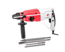 Перфоратор SDS-plus 850 Вт, 0-900 об/мин, 0-4400 уд/мин, 3 режима, реверс, кейс, аксессуары INTERTOOL DT-0180-foto4