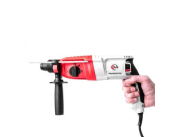 Перфоратор SDS-plus 850 Вт, 0-900 об/мин, 0-4400 уд/мин, 3 режима, реверс, кейс, аксессуары INTERTOOL DT-0180-foto9