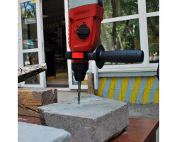 Перфоратор SDS-plus 850 Вт, 0-900 об/мин, 0-4400 уд/мин, 3 режима, реверс, кейс, аксессуары INTERTOOL DT-0180-foto10