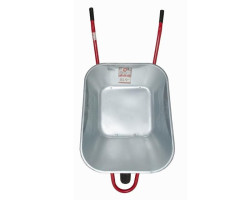 Тачка садово-строительная, 65 л., 150 кг, 1 пневмоколесо с подшипником 14" (3.50-8). INTERTOOL WB-0615-foto4