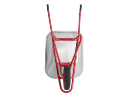 Тачка садово-строительная, 65 л., 150 кг, 1 пневмоколесо с подшипником 14" (3.50-8). INTERTOOL WB-0615-foto6