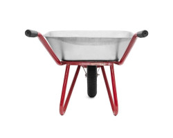 Тачка садово-строительная, 65 л., 150 кг, 1 пневмоколесо с подшипником 14" (3.50-8). INTERTOOL WB-0615-foto8