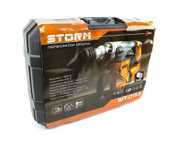 Перфоратор STORM 1600 Вт, 3 режима, 730 об/мин, 4000 уд/мин INTERTOOL WT-0153-foto12