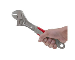 Ключ разводной 300 мм, изолированная рукоятка, никелевое покрытие INTERTOOL XT-0030-foto2