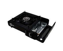 Плита газовая одноконфорочная, пьезоподжиг, под газовые баллоны бутан и пропан-бутан INTERTOOL GS-0001-foto4