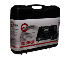 Плита газовая одноконфорочная, пьезоподжиг, под газовые баллоны бутан и пропан-бутан INTERTOOL GS-0001-foto9