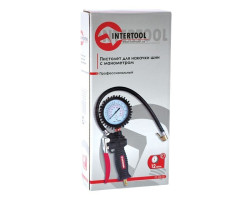 Пистолет для накачки шин с манометром профессиональный INTERTOOL PT-0510-foto2