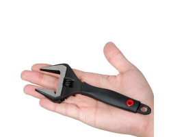 Ключ разводной 150мм, обрезиненная рукоятка, развод губок 34мм, Cr-V INTERTOOL XT-0040-foto8