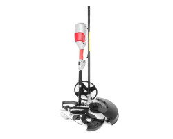 Триммер электрический 1000 Вт, 230 В, 0-7300; 0-11000 об/мин, головка с капроновой нитью, 4-х зубый нож, диаметр рабочей поверхности 230 мм, 380 мм INTERTOOL DT-2242-foto3