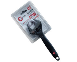 Ключ разводной 200 мм, обрезиненная рукоятка, развод губок 38 мм, Cr-V INTERTOOL XT-0045-foto2