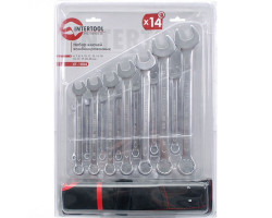 Набор комбинированных ключей 14 шт. INTERTOOL XT-1004-foto2