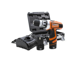 Шуруповерт STORM Li-Ion, 12 В, 2 скорости, 0-400-1200 об/мин, 2 аккумулятора, 1 час зарядки, 14.0 Нм., тормоз выбега INTERTOOL WT-0322-foto13