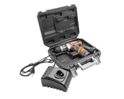 Шуруповерт STORM Li-Ion, 12 В, 2 скорости, 0-400-1200 об/мин, 2 аккумулятора, 1 час зарядки, 14.0 Нм., тормоз выбега INTERTOOL WT-0322-foto5