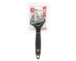 Ключ разводной 250мм, обрезиненная рукоятка, развод губок 50мм, Cr-V INTERTOOL XT-0050-foto6