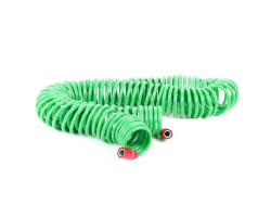 Шланг для полива спиральный 30 м с конекторами + aдаптер универсальный для конектора 1/2" с внутренней резьбой 1/2" INTERTOOL GE-4003-foto3