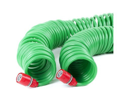 Шланг для полива спиральный 30 м с конекторами + aдаптер универсальный для конектора 1/2" с внутренней резьбой 1/2" INTERTOOL GE-4003-foto5