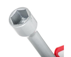 Ключ баллонный крестовой 16" x 406 мм, D=16 мм, 17; 19; 21; 1/2" профессионал INTERTOOL HT-1603-foto3