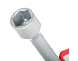Ключ баллонный крестовой 16" x 406 мм, D=16 мм, 17; 19; 21; 1/2" профессионал INTERTOOL HT-1603-foto3