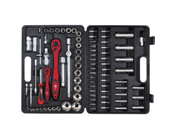 Профессиональный набор инструментов 1/2" & 1/4" 94 ед. INTERTOOL ET-6094-foto2